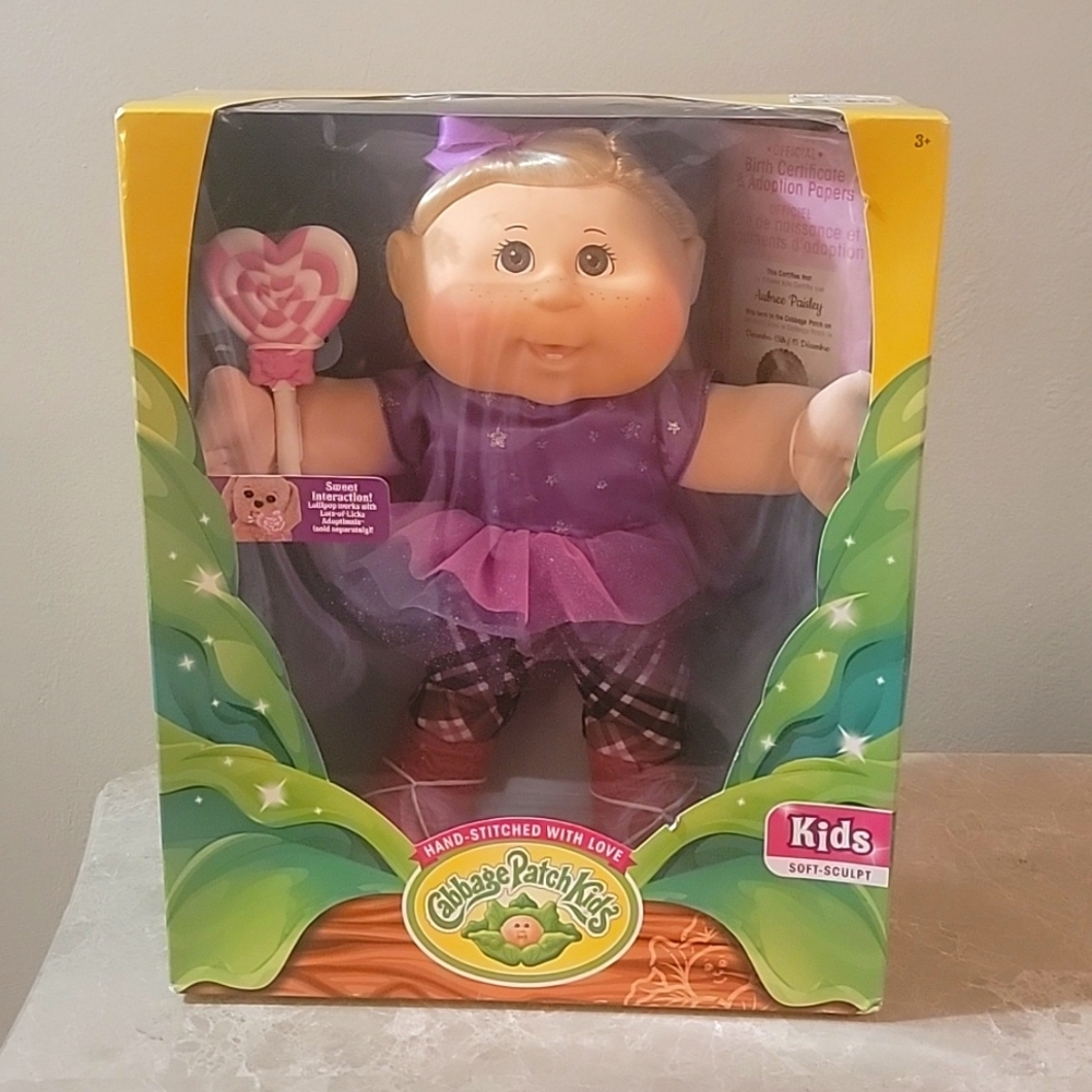 Cabbage Patch Kids Soft Sculpt Doll, New-in-Box